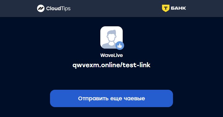Пример ссылки в комментарии CloudTips